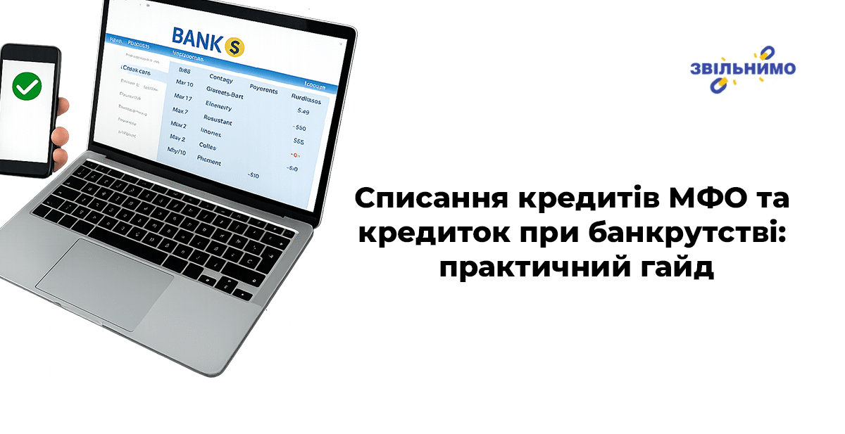 Списання кредитів МФО та кредиток при банкрутстві: практичний гайд